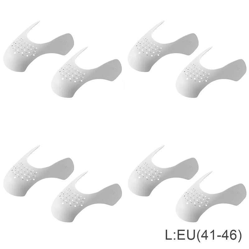 1/4/8/16Pairs Protector Shoe Anti Crease Bending Crack Toe Cap Support Shoe Head Stretcher Lightweight Sneakers Protector