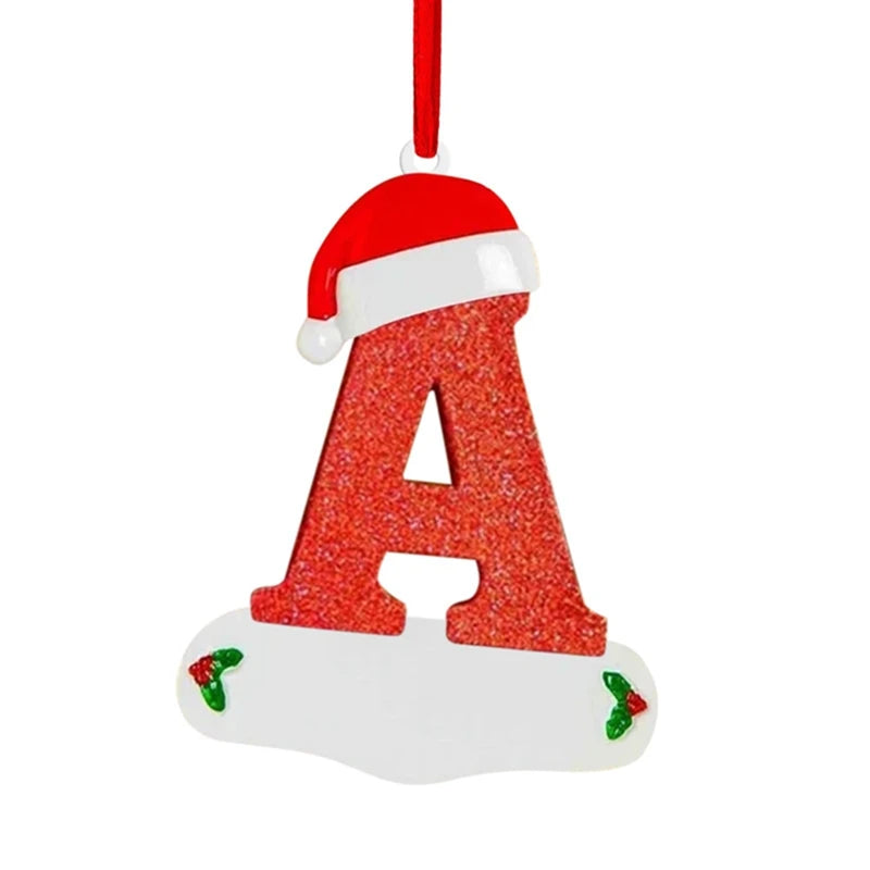 Merry Christmas Decoration Pendant English Alphabet Cristmas Tree Ornaments for Home Decor  Navidad New Year 2026 Gift Accessory