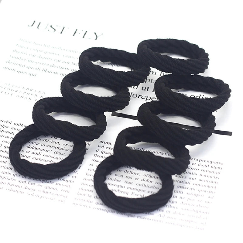 20PCS High Elasticity Fashion Hair Rope High Elasticity Jacquard Pattern Hair Ring Fashion Women's Headband Hair Accessories