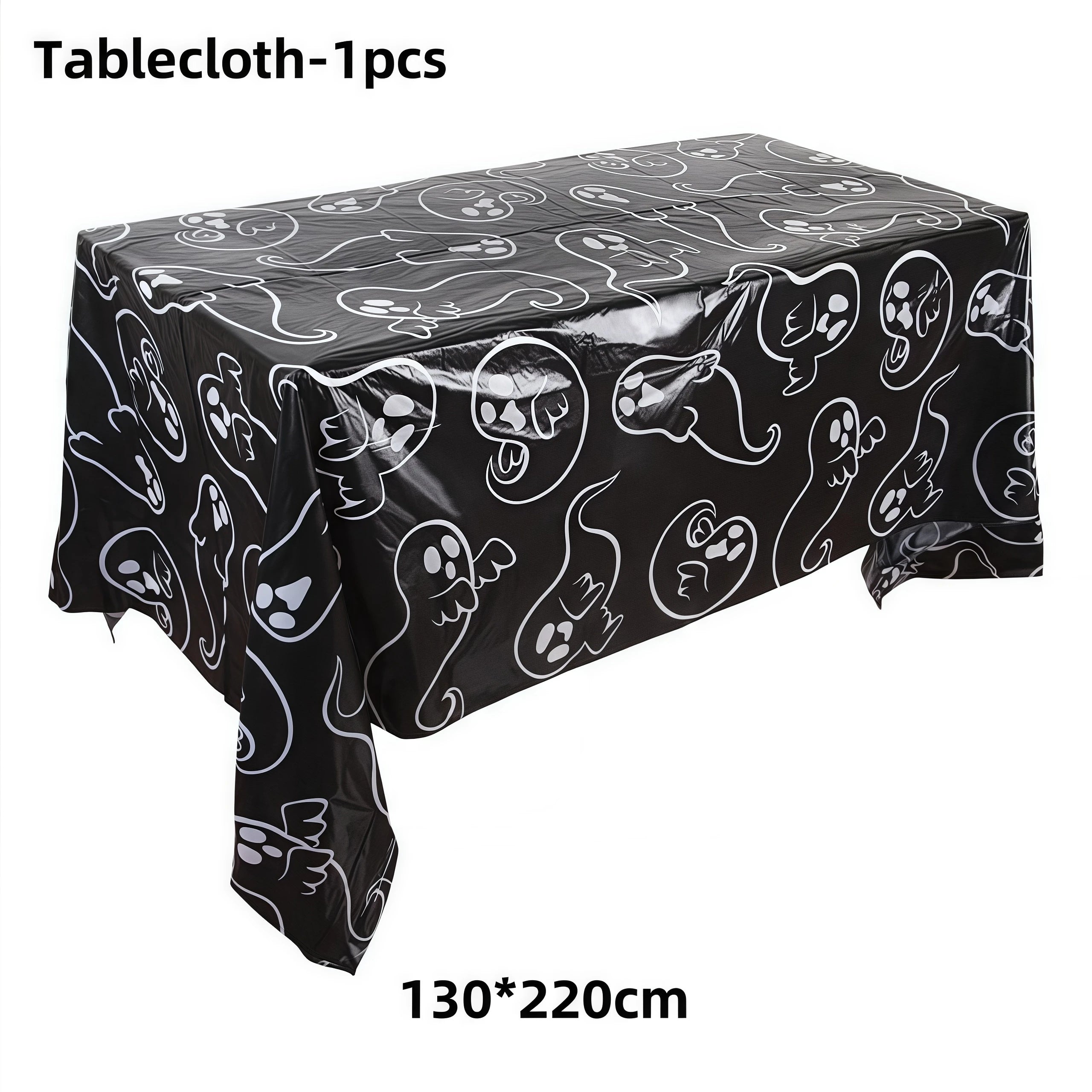 Halloween Decoration Tablecloth Pumpkin Bat Spider Web Table Cover Festival Party Home Table Decoration Supplies
