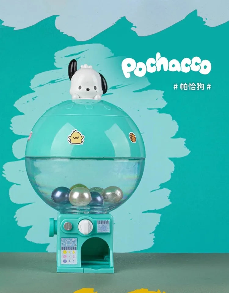 New Sanrio Hello Kittys Kuromi Cinnamoroll Children Toys Cute MINI Egg Twisting Machine Cartoon Creative Kids Toys for Girl Gift