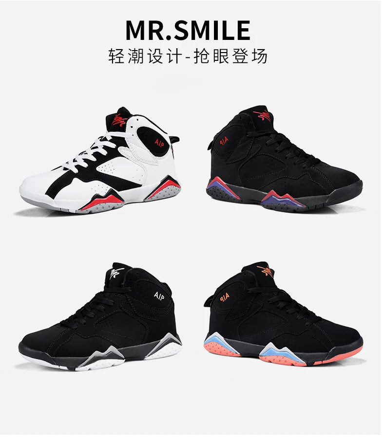 Men Basketball Shoes Fashion Non-slip Mens Casual Sneakers Man Sports High Quality Outdoor Jogging Shoes Boys Athletic Wear Traf