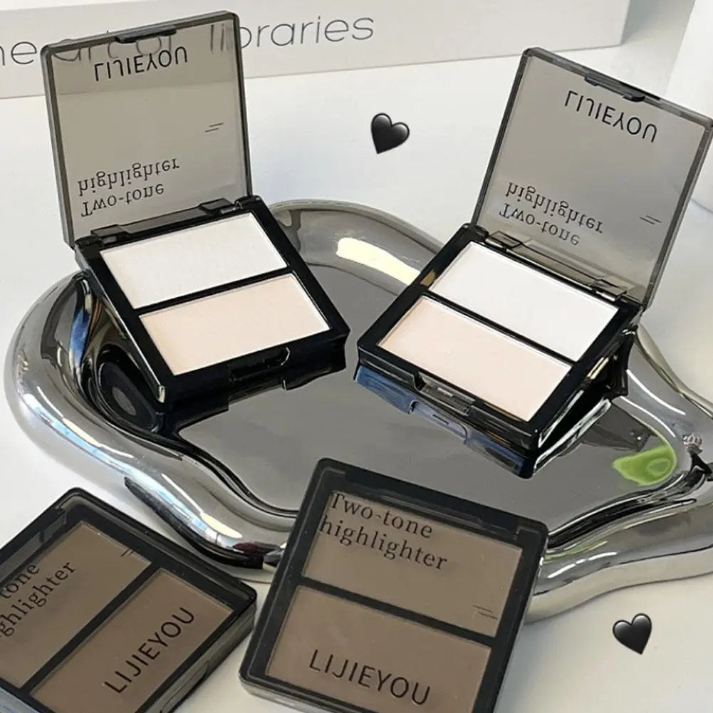 Face Contour and Highlight Palette 2 Tones Face Contouring Makeup Contour Palette for Mature Skin powder Foundation Concealer