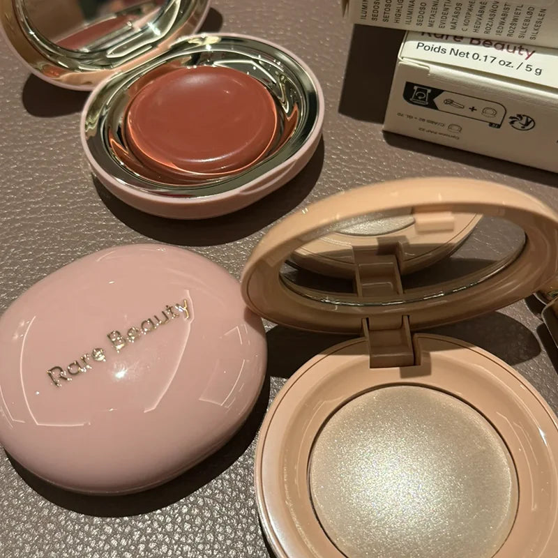 Rare Beauty Stay Vulnerable Melting Blush Cream Mirror Natural Tender Delicate Hold Makeup Saturation Water-Resistant Blusher