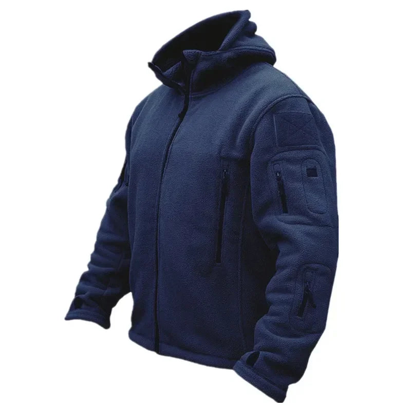 Men's Jackets Warm Military Tactical Sports Fleece Hoodie Jackets Hiking Climbing Fishing Adventure Camping Outdoor Clothing