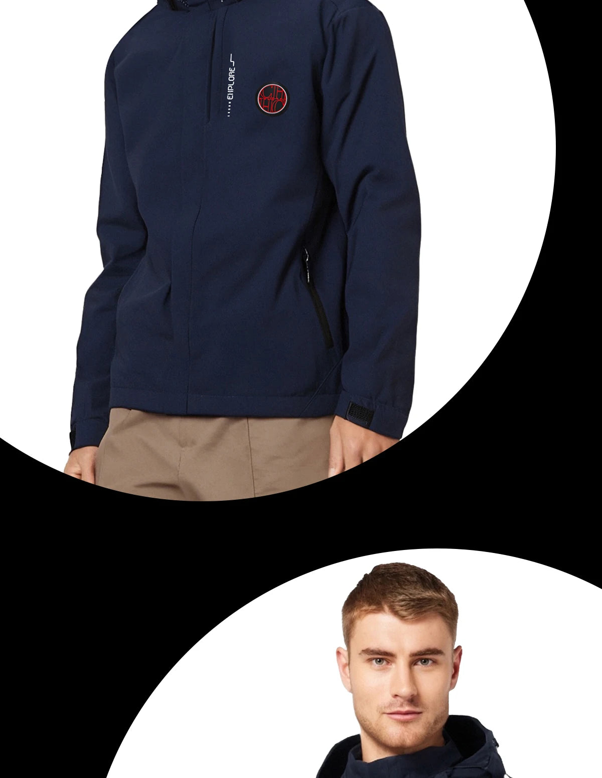 Women Interchange Jacket Spring Outdoor Mountaineering On Foot Jacket Couple Fashion Splicing Color Female Thin Zipper Coat Male