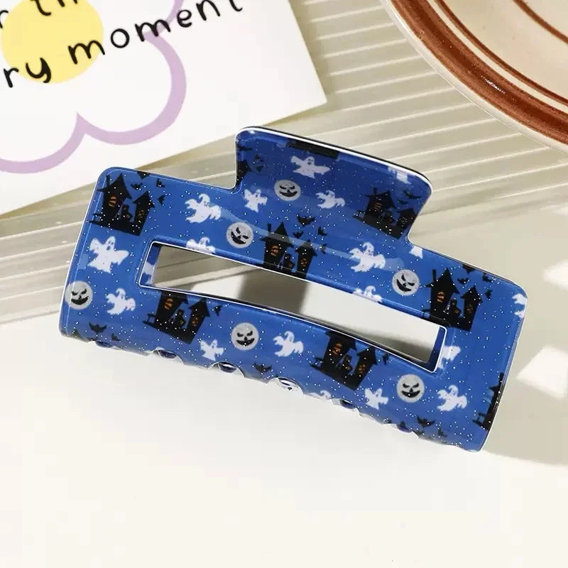 Halloween Theme - With Ghost/Pumpkin/Bat Patterns, Perfect For Holiday Party Costumes, Fashion Accessories For Women And Girls