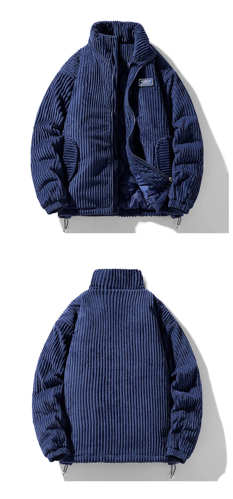 Man Winter Jacket Winter Clothes Man Women's Jackets Men's and Women's Thick Warm Jacket Winter Trendy Collar Workwear Jacket