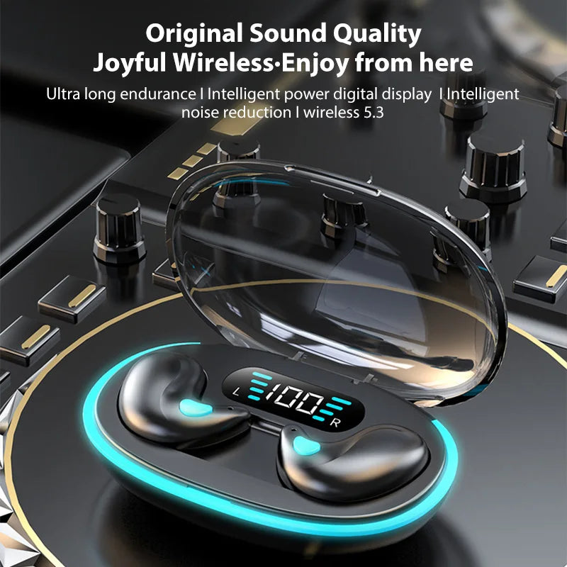 2025 X55 Bluetooth Wireless Headphones Earbuds Ear Hooks Bluetooth Earphones Bass Noise Reduction Earbuds HiFi Stereo Headsets