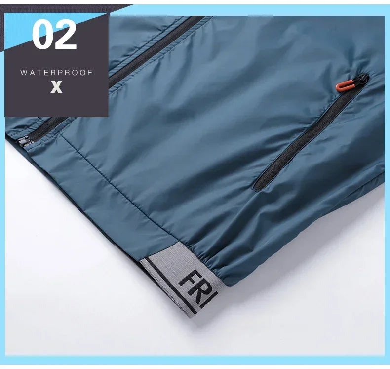 Hiking Skin Jacket Outerwear Coat Camping Rain Jackets Waterproof Sun Protection Fishing Hunting Clothes Quick Dry Sunscreen