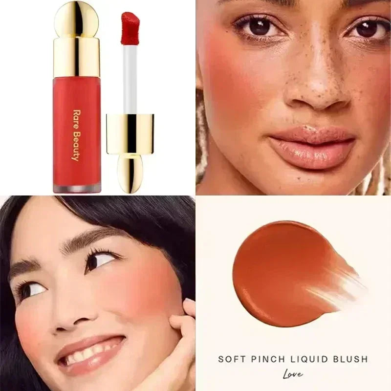 Rare Beauty Liquid Blush Lip Gloss Luminizer Blusher Long Lasting Moisturizing Nutrient Light Repair Lipstick Nature Face Makeup