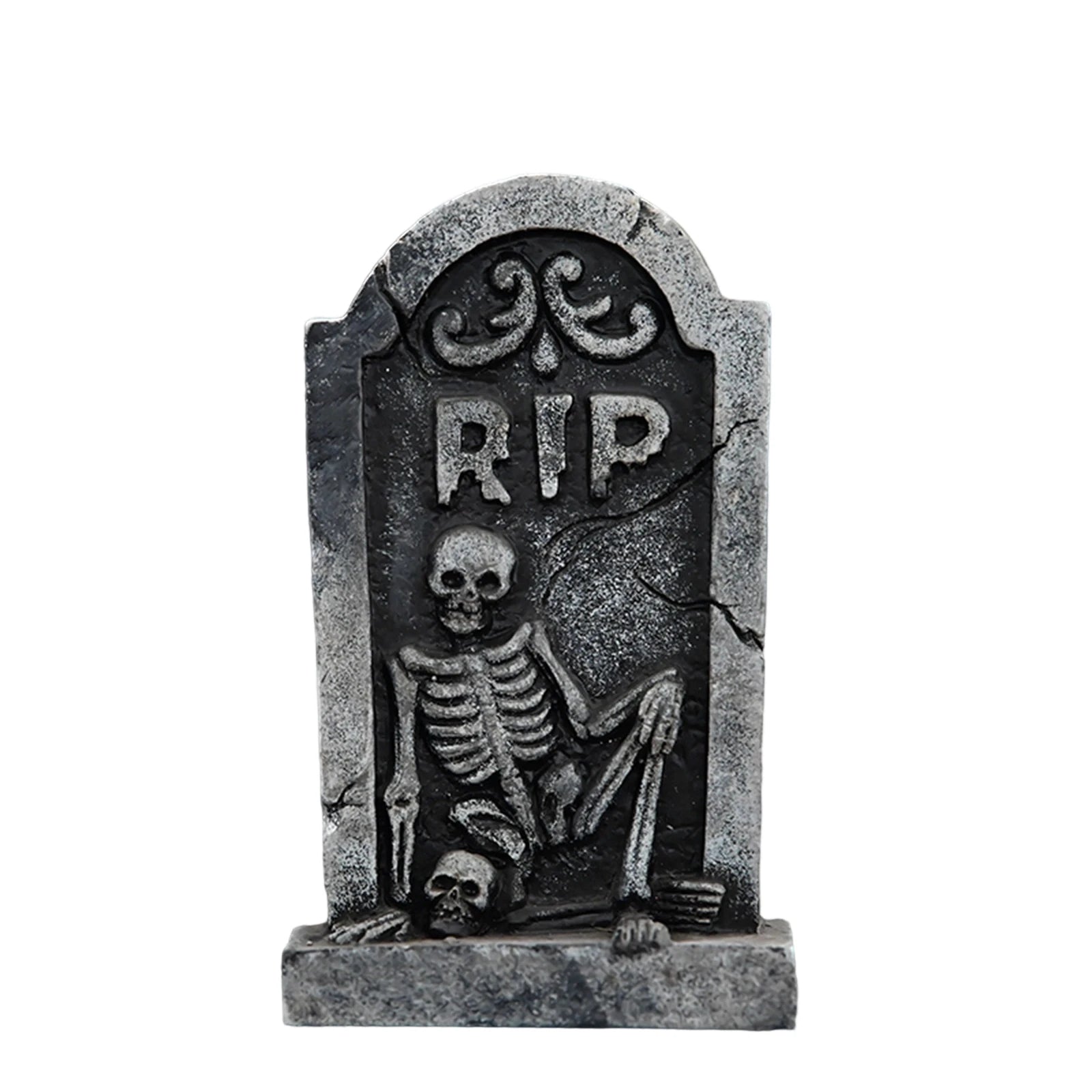 Halloween Tombstones Ghost Festival SkeletonTombstone Resin Ornaments Home Desktop Horror Atmosphere Decoration Props