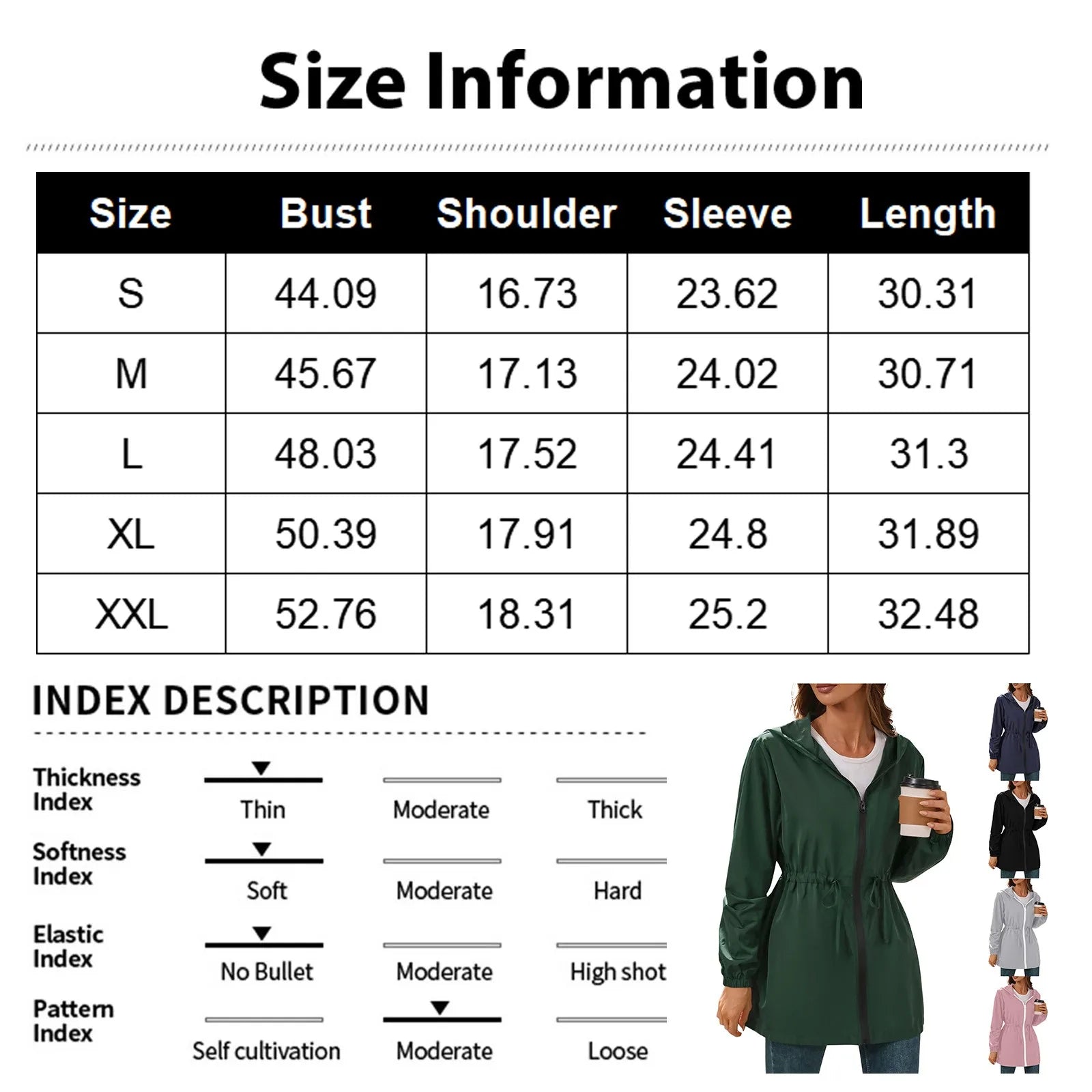 Women'S Jacket Tourism Outdoor Hiking Waterproof Rain Poncho Raincoat Hooded Rain Coat High-Quality Jackets Hiking Clothes