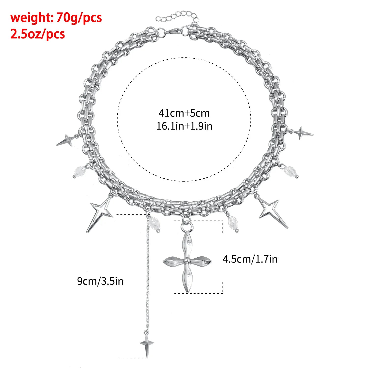 Vintage Jewellery Pearl Cross Necklace Y2k Collar Necklaces Pendant Chain Neck Choker for Girls Women Naszyjnik Collares