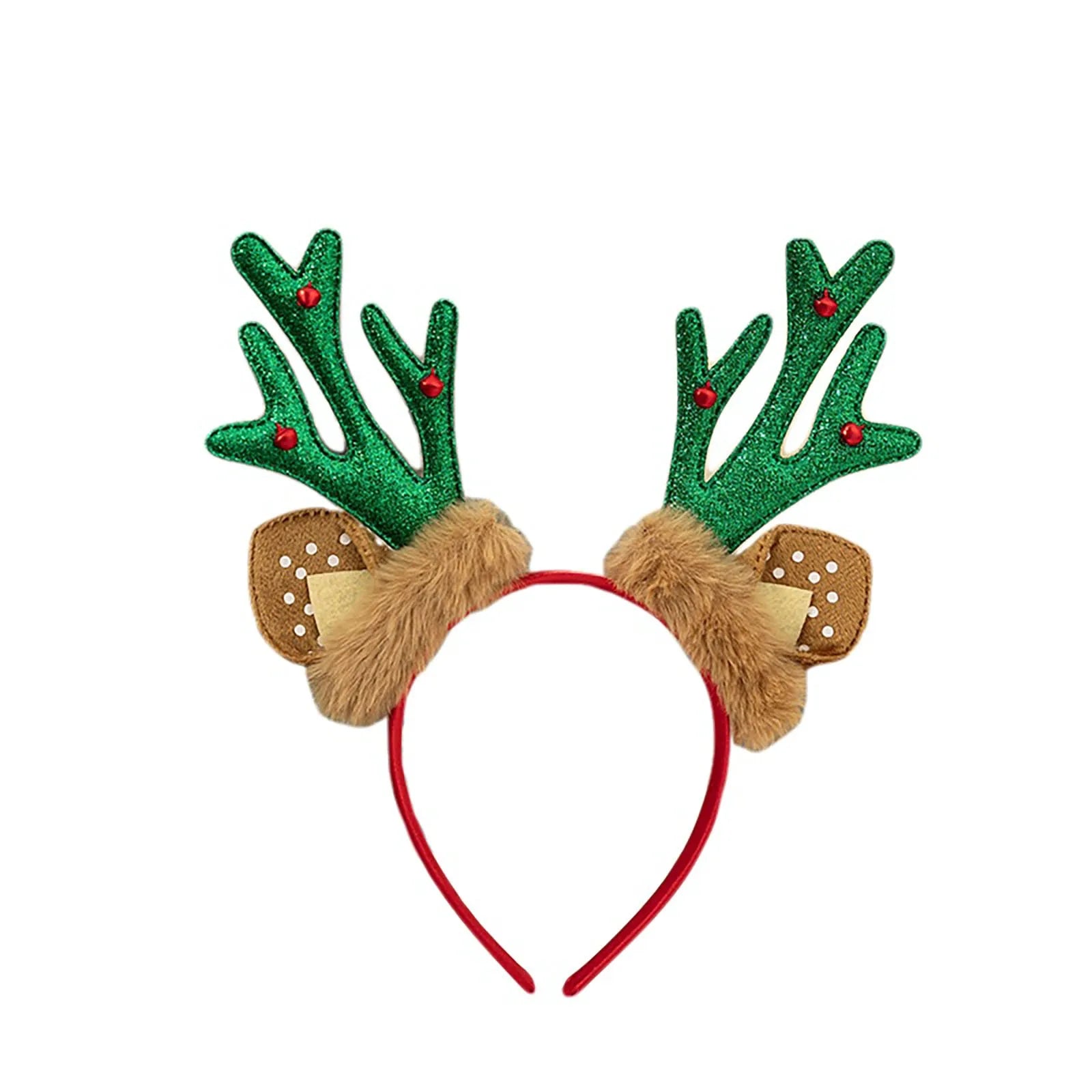 Christmas Gift Christmas Headband Christmas Head Buckle Antler Headband Holiday Party Dress Up Plush Headband for Christmas