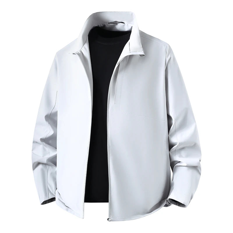 New Men's Casual Jacket Casual and Fashionable Windbreaker Waterproof and Versatile Outdoor Jacket