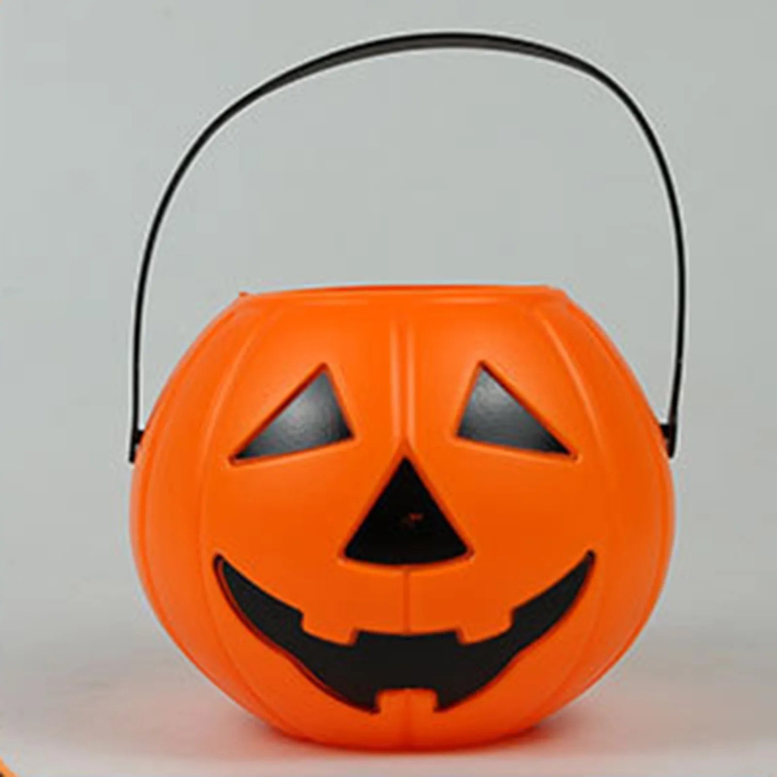 Halloween Candy Bucket Pumpkin Bucket Portable Basket Kids Favor Trick Or Treat Bucket Halloween Party Decoration Supplies