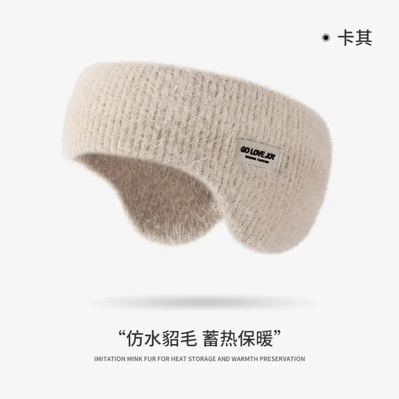 Winter Ear Warmer Earmuffs Headband Cute Hair Bands Outdoor Skiing Sport Thick Hairband For Women Men Headscarf Hair Accessories
