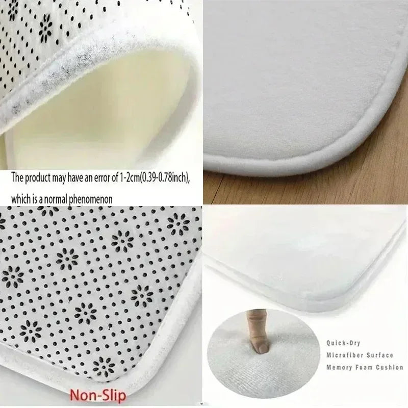 Halloween Day of The Dead Decorative Rug, Durable Home Decor Festive Atmosphere Entrance Door Mat Kitchen Mat