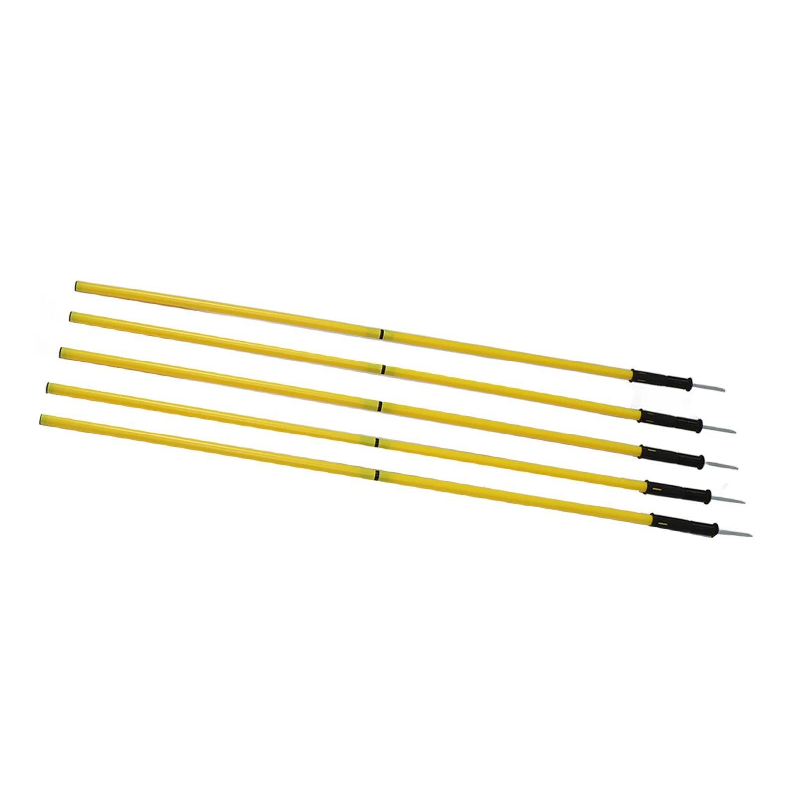 Soccer  Poles Set Yellow  Poles 1.5m  Training Poles Soccer Training Sports  Poles with Base Buckles