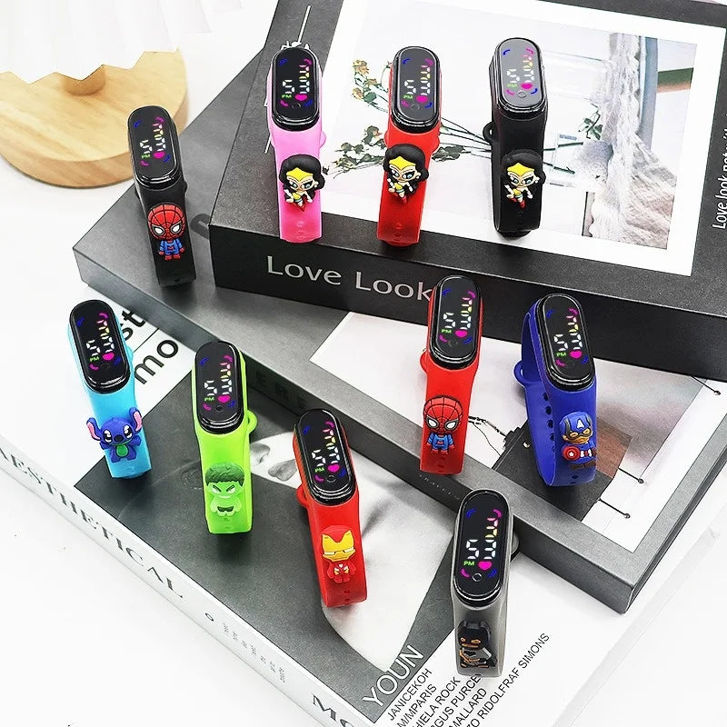 Electronic Digital  Watches  Colour screen Display Children's Watch Cartoon Fashion Watches  Holiday Gift Kids Watches