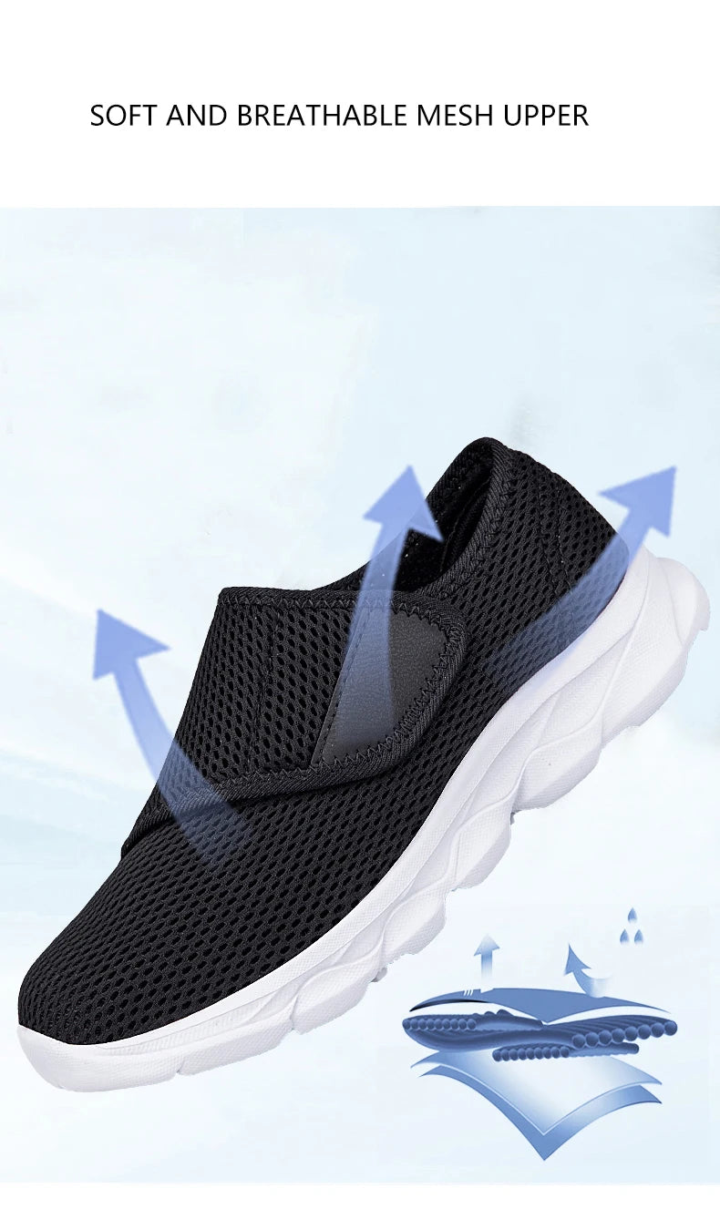 Men Orthopedics Wide Feet Swollen Walking Casual Sneakers Fashion Thumb Eversion Adjusting Soft Comfortable Diabetic Man Shoes