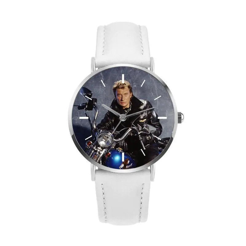 Johnny Hallyday Watches Dresses For Women Ladies Watch Quartz Wristwatch