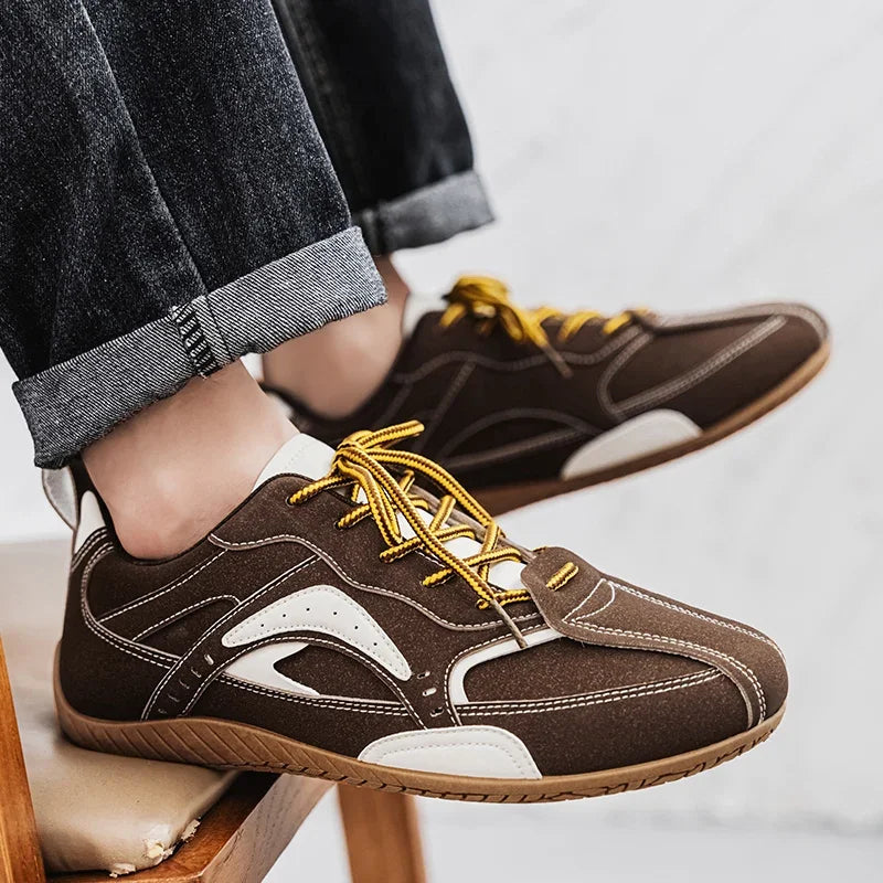 Shoes for Men Training Shoes German Style Lightweight Breathable Sneakers Vulcanized Shoes Retro Casual Gym Walking Men Sneakers