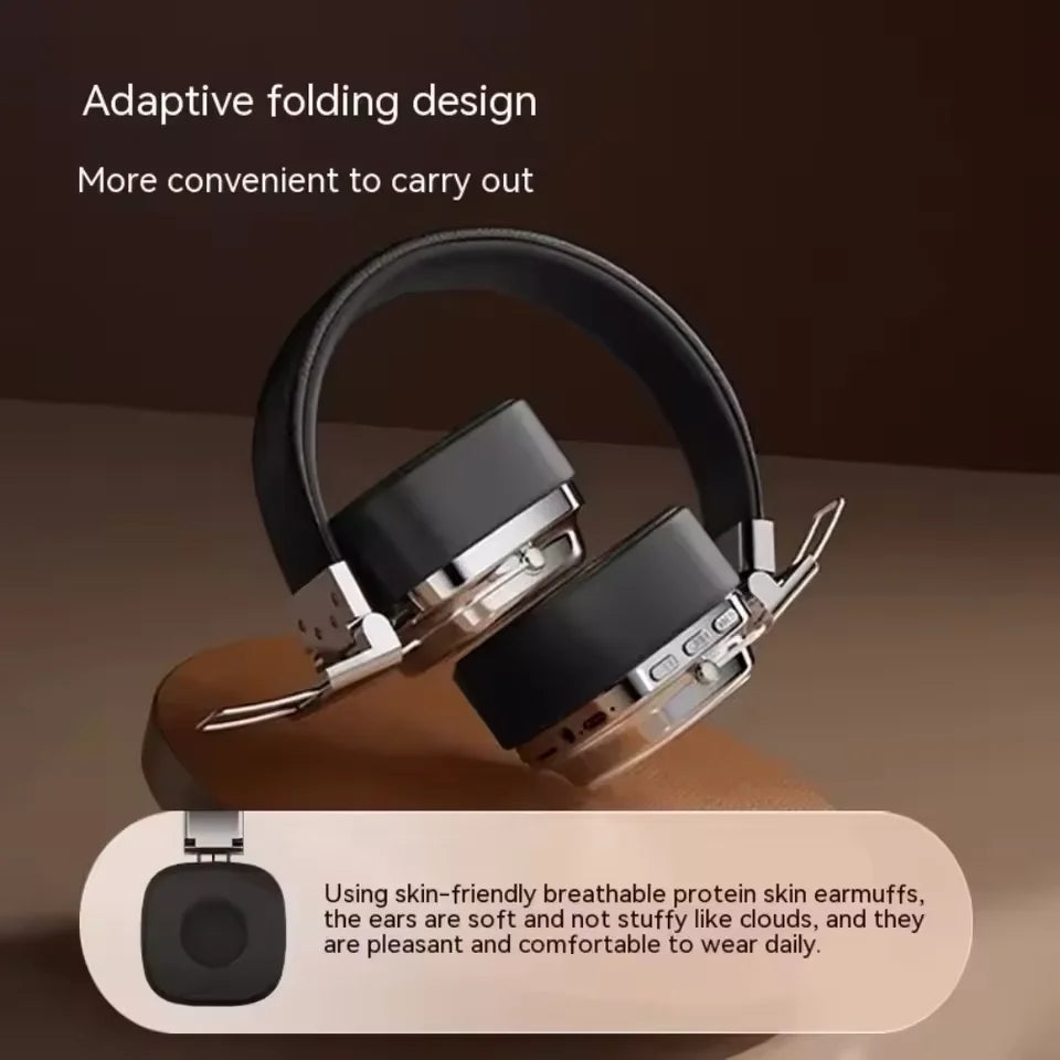2025 New 5.3 Foldable Wireless Bluetooth Headsets Headset Gamer Choice Retro Over Ear Headphones DJ Stereo Sounds Bluetooth