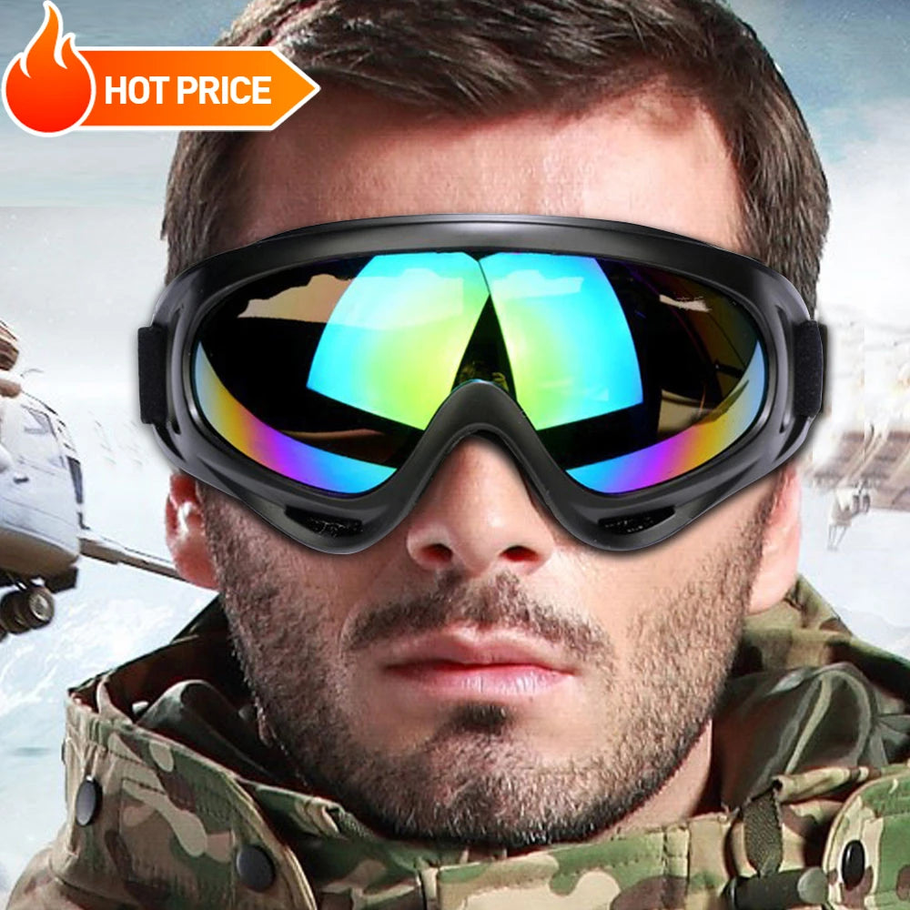 Winter Windproof Ski Goggles Snowboarding Men's Glasses Snowmobile Goggles Outdoor Sports Skiing Winter Ski Sports Accessories