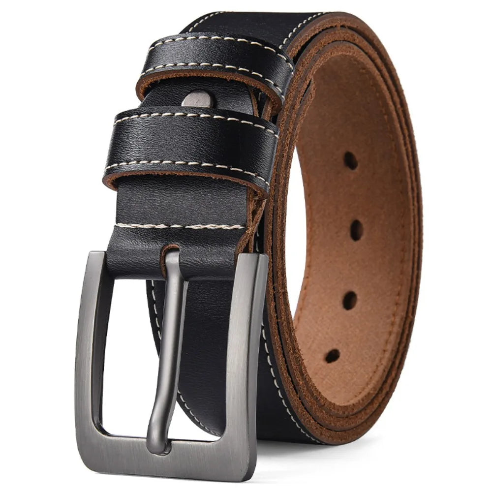 Waist Accessories Retro Men Belt Classic Versatile Casual Belts Durable Leather Belt Formal Occasions