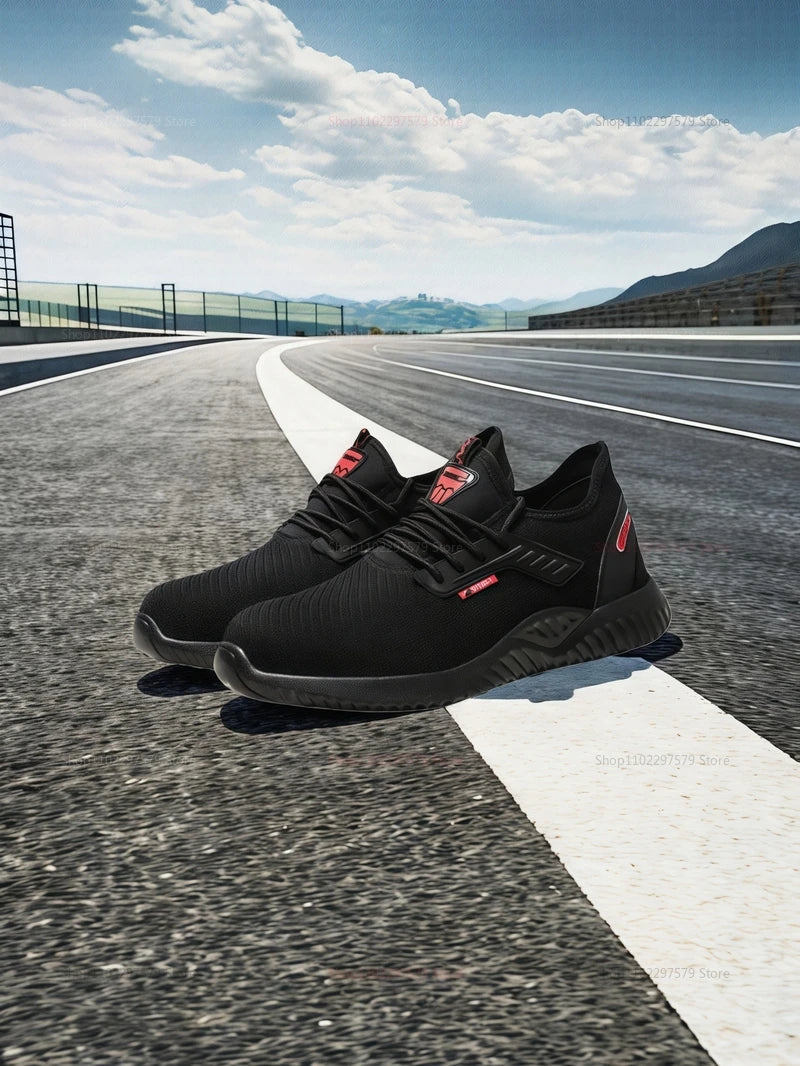 Men's Steel Safety Work Shoes Durable and Stylish Protective Steel Boots for Heavy Duty Comfortable Construction Factory