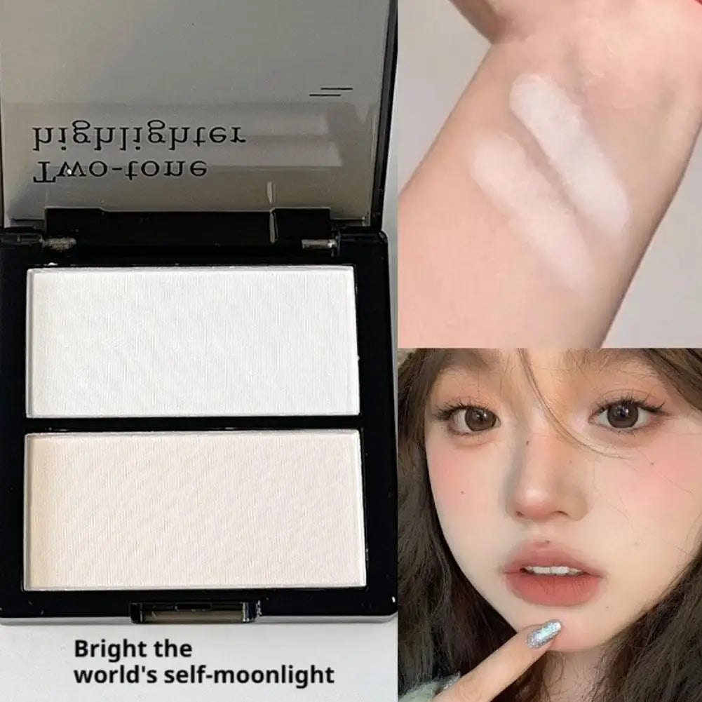 Face Contour and Highlight Palette 2 Tones Face Contouring Makeup Contour Palette for Mature Skin powder Foundation Concealer