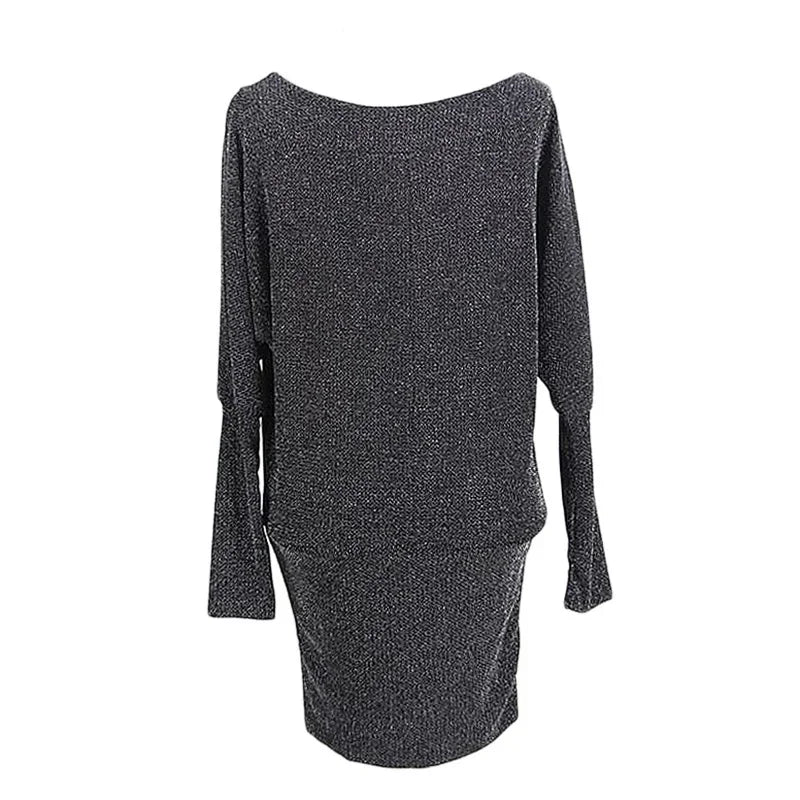 Winter New Women's Slim Wrap Hip Skirt Long Sleeve Knitted Plus Size es Vestidos Women Dress