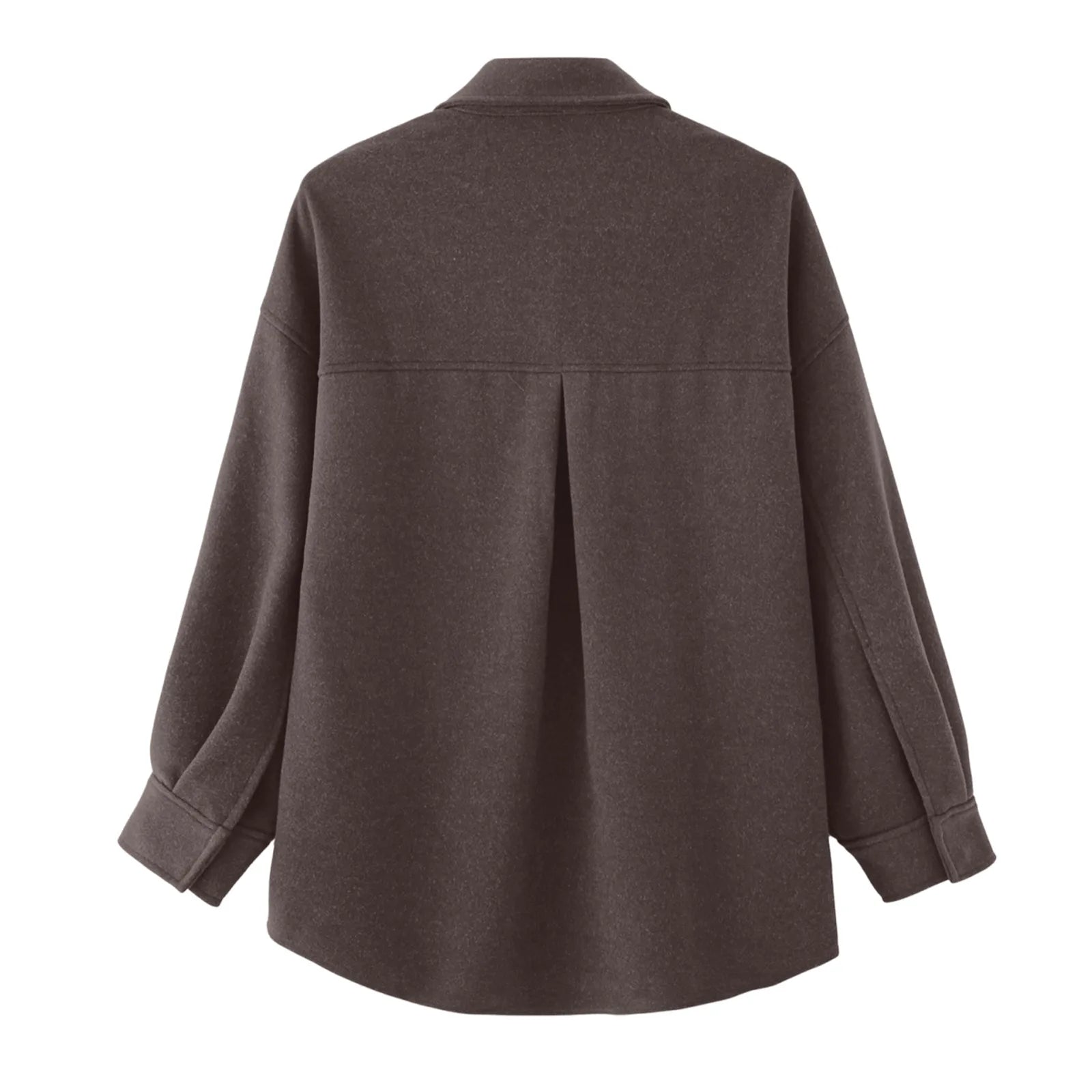 Women Casual Comfort Jackets Cozy Soft Fabric Casual Lapel Collar Winter Outerwear Female Daily Vintage Wearing With Pocket