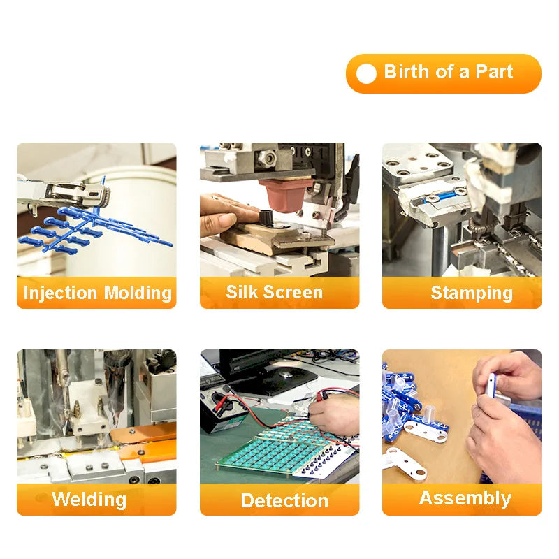 Electronic Building Blocks Science Kits For Kids Integrated Circuit Module Music Alarm Amplifier Radio Module Electronic Parts A