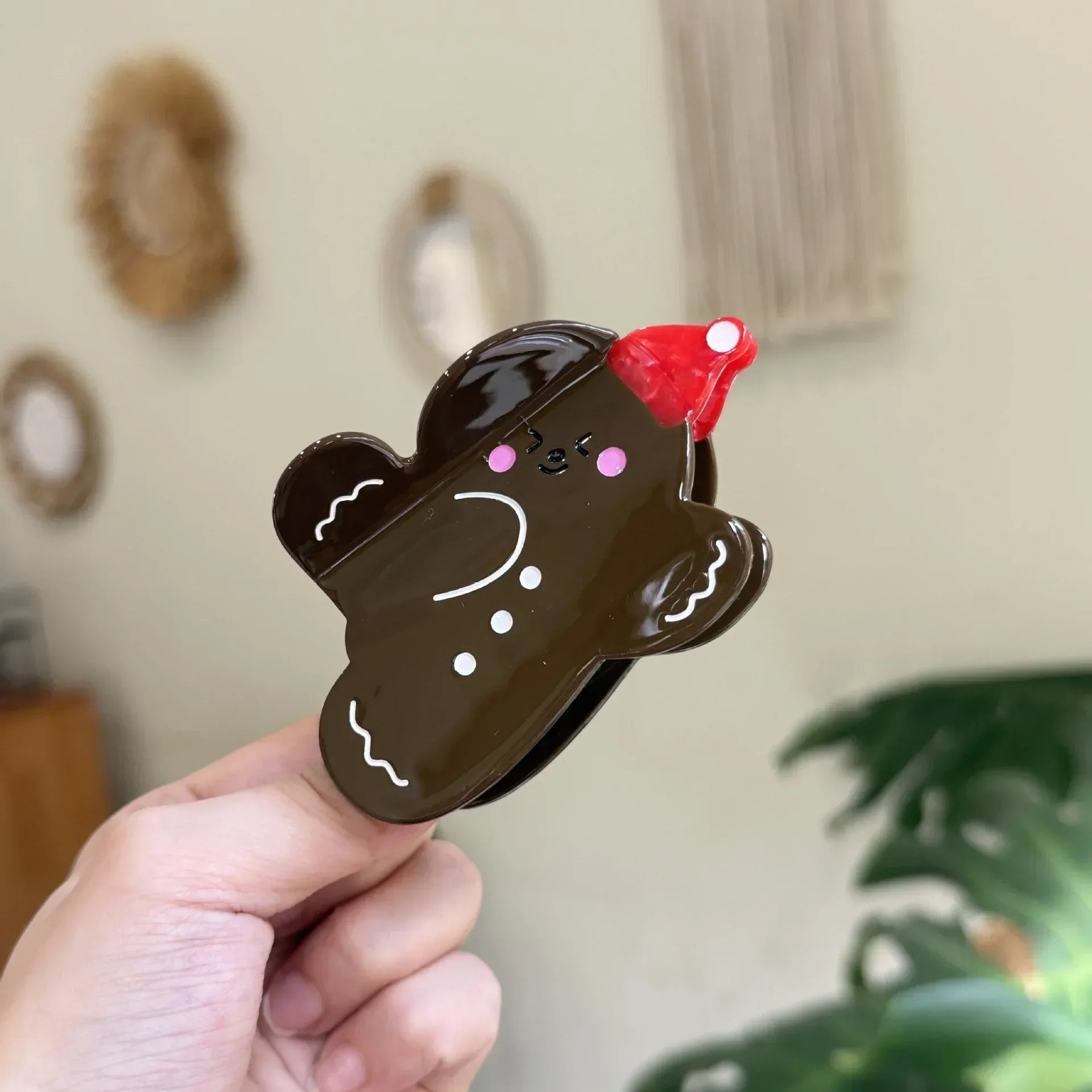 2025 NEW Winter Christmas Series Hair Claw Acetate Claw Clips Rhinestone Snowflake Hair Clips Hair Accessories for Women Girls