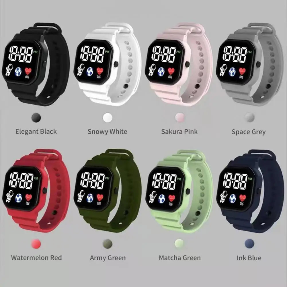 Sports Watch For Women And Men LED Electronic Digital Watch Fashion Casual Simple Silicone Female Watch Electronic Clock