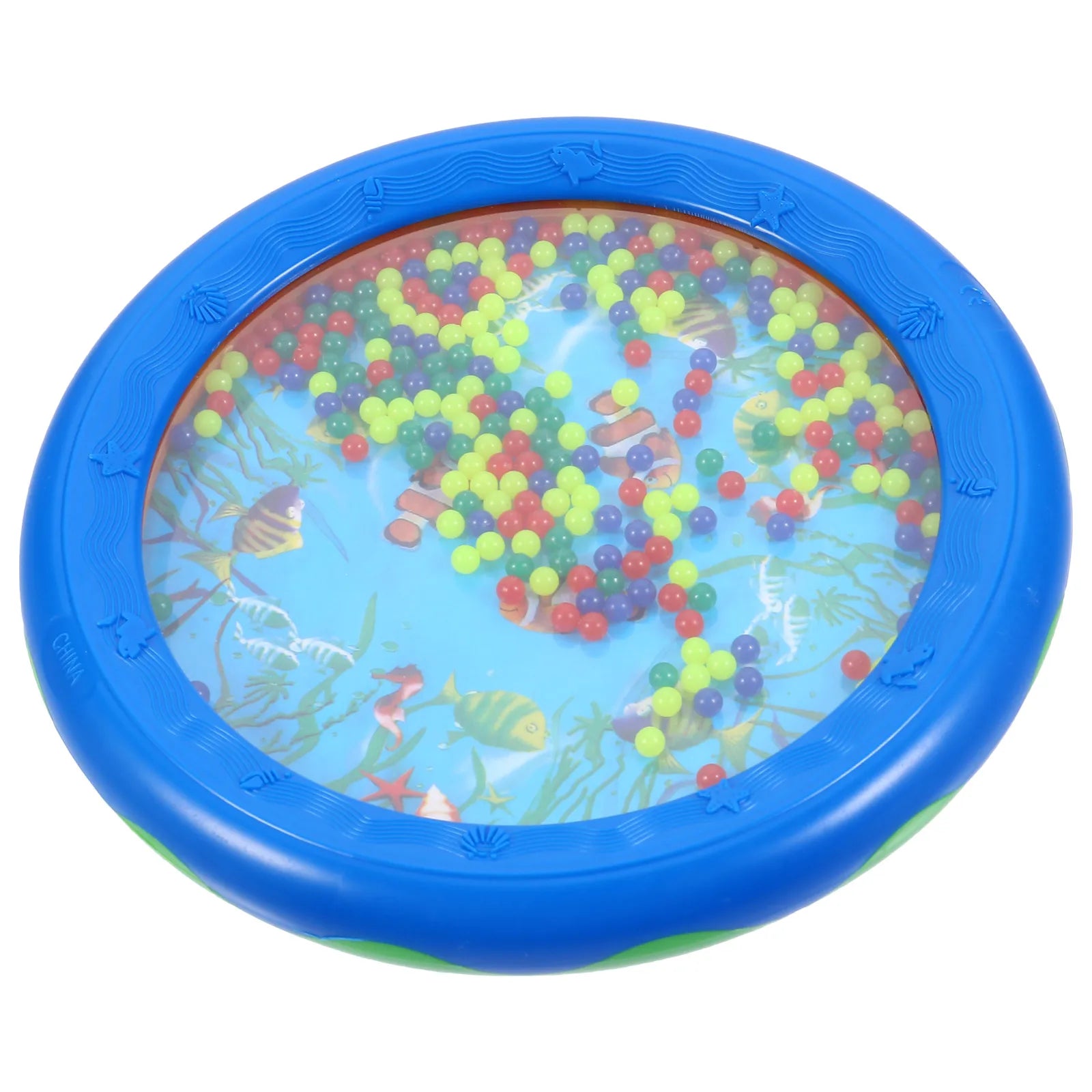 Kid Child Gentle Ocean Wave Sea Sound Bead Drum Percussion Musical Educational Instrument Toys For Baby Early Learning Gifts