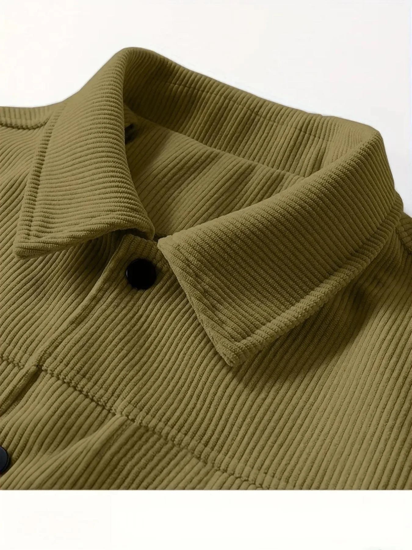 The 2025 new autumn corduroy jacket for men with a lapel, a trendy Japanese style loose coat