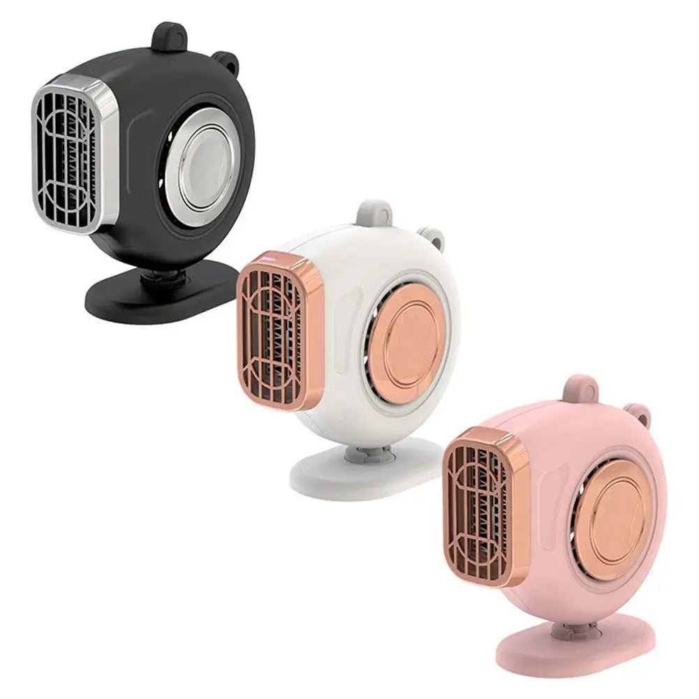 12V/24V Car Heater Winter Fast Heating Car Mini Hot Air Fan Adjustable Vehicle Dashboard Small Space Saving Car Heater