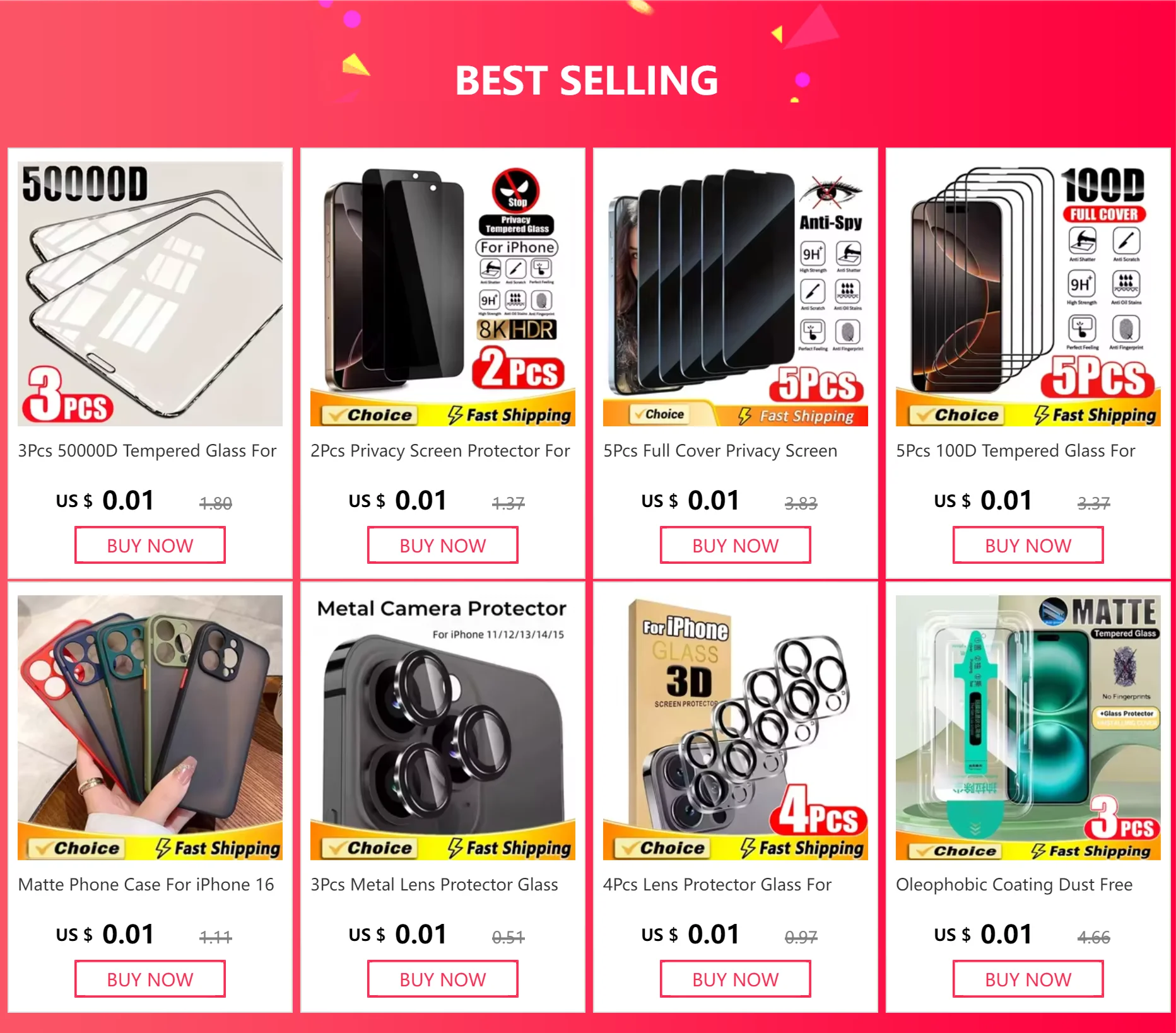 5Pcs Full Cover Privacy Screen Protector For iPhone 16 11 12 13 14 Pro Max Mini 8K Anti-spy Glass For iPhone 15 PRO XR X XS MAX