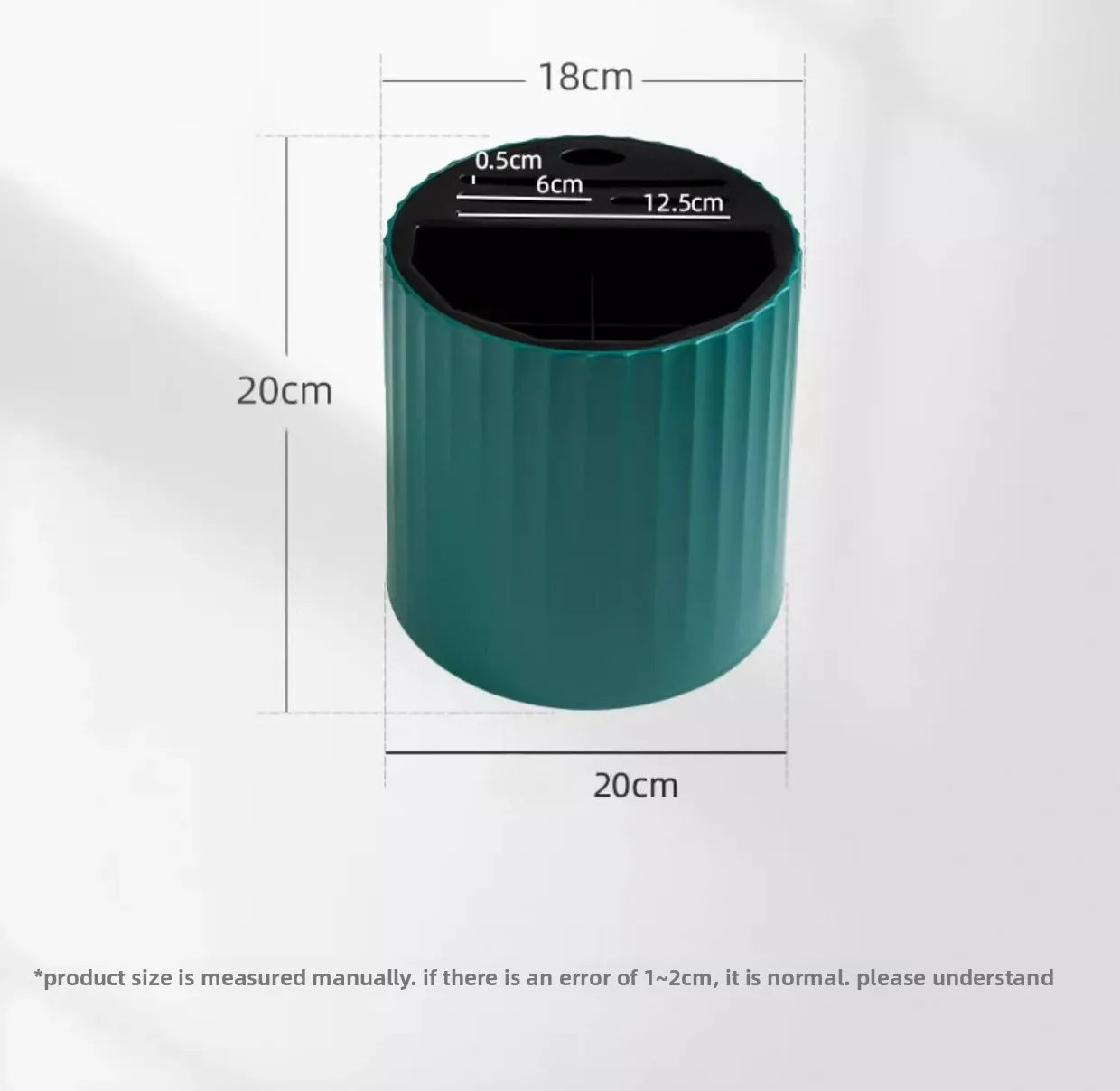 Kitchen Rotating Knife Frame Storage Rack Multi Functional Household Chopsticks Knives and Tableware Placement Rack