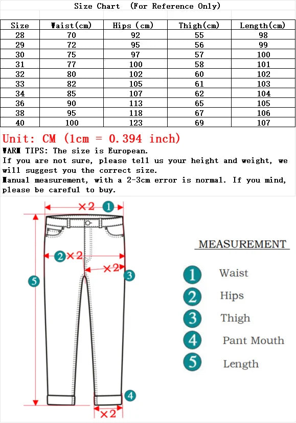 Men Classic Advanced Fashion Brand Jeans Jean Homme Man Soft Stretch Black Biker Masculino Denim Trousers Mens Pants Overalls