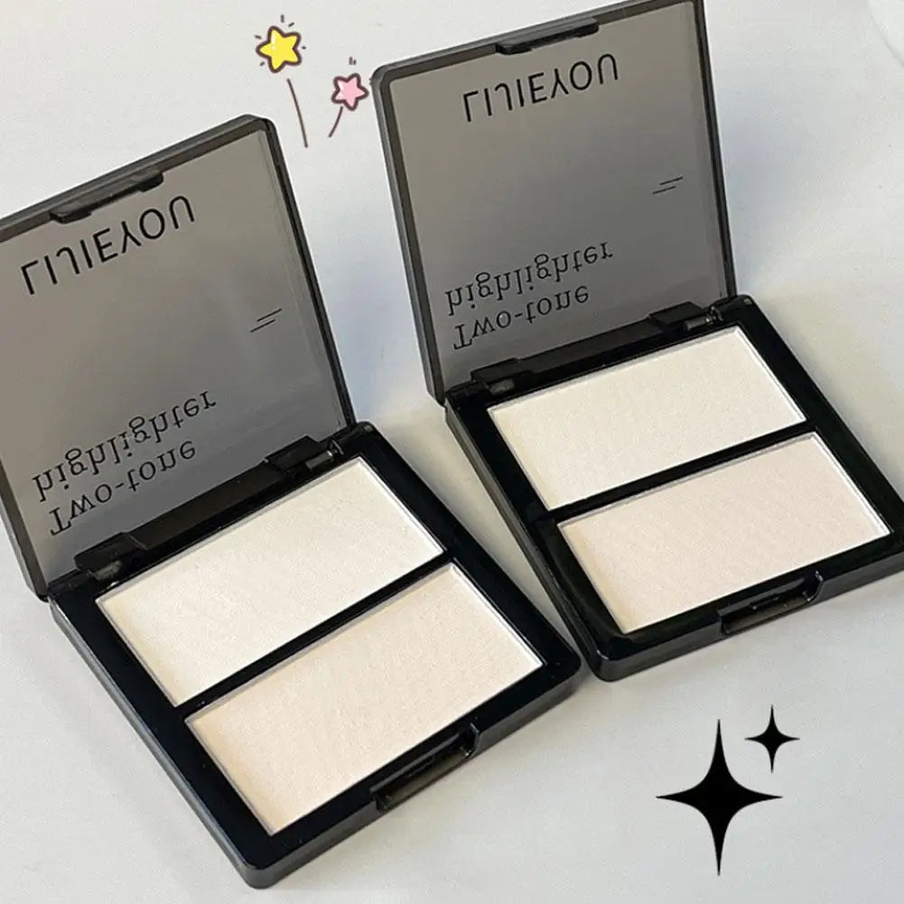 Face Contour and Highlight Palette 2 Tones Face Contouring Makeup Contour Palette for Mature Skin powder Foundation Concealer