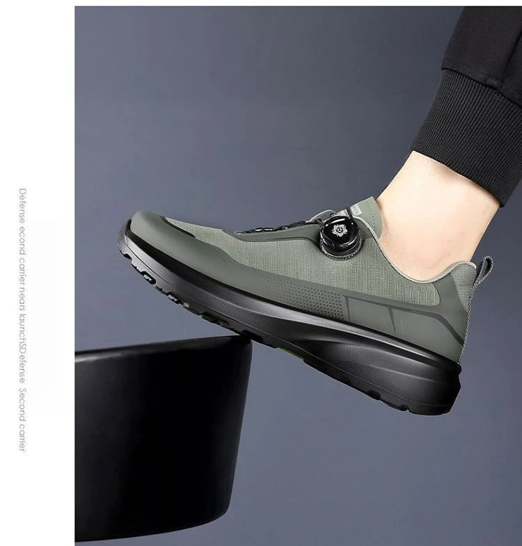 Fashion Casual Men's Shoes Designer Rotating Buckle Men Sneakers Thick-Soled Comfortable Outdoor Walking Shoes Zapatillas Hombre