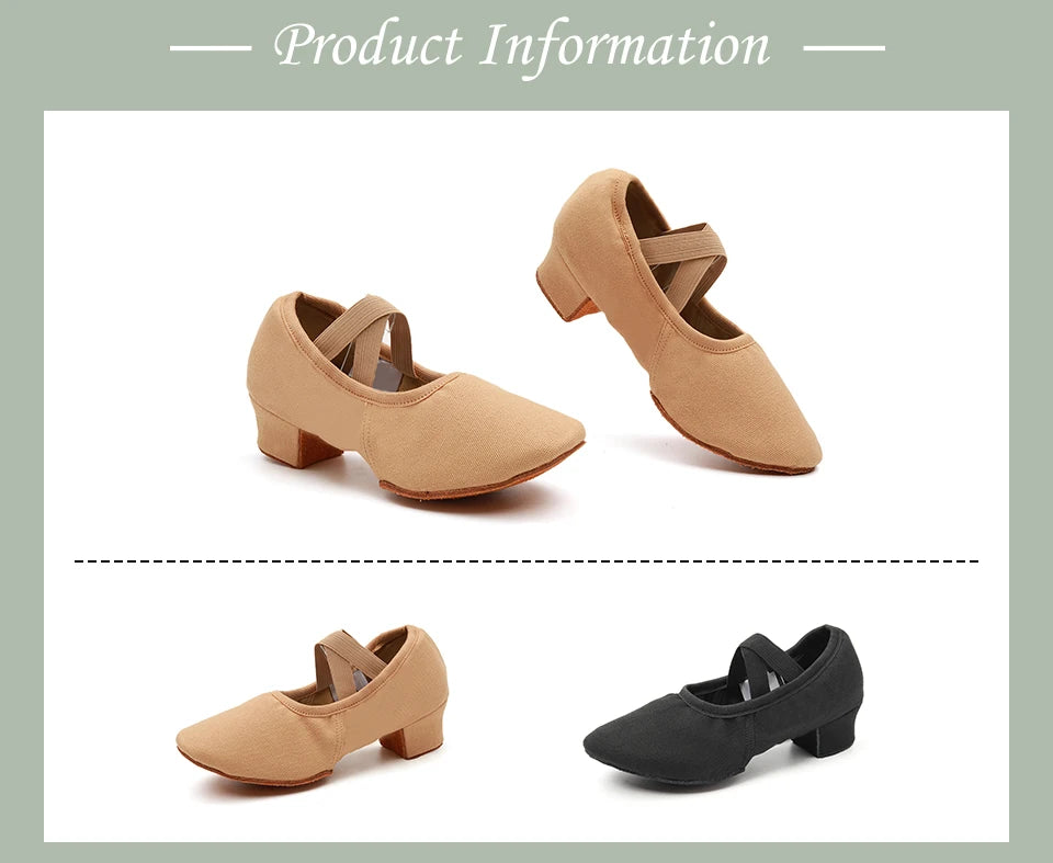 Women Dance Shoes Teacher Training Shoes Adults Latin Shoes Girls Soft sole Ballet Shoes Jazz Yoga Belly Dance Shoes Female