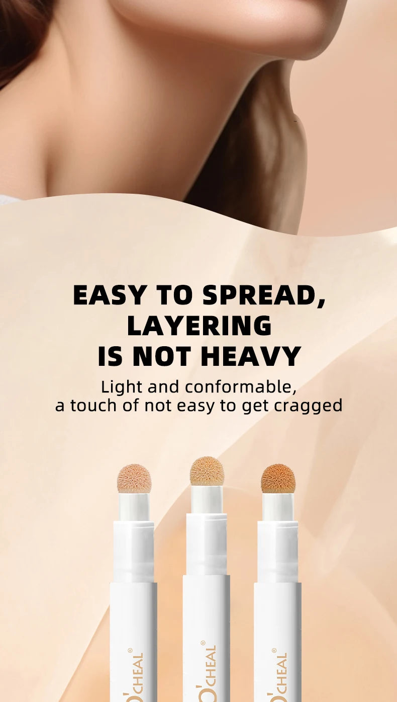 Clear, moisturizing, waterproof concealer, medium coverage, natural makeup effect, and create a natural foundation