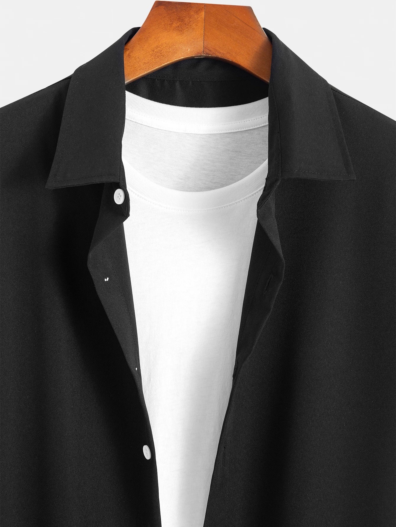 Men's short-sleeved shirt Muscle men's fitness shirt summer men's sports elastic breathable Slim show muscle short-sleeved shirt