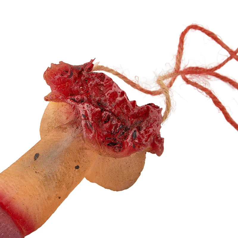 Halloween Party Ornament Horror Props Bloody Hand Fake Scary Finger Eyes Foot Brain Cock Dick Heart Organ Decor
